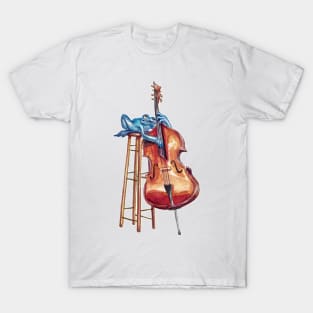 jazz bassist frog T-Shirt